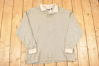 Vintage 1990s Trader Bay Quarter Button Shirt Men's L
