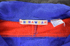 Vintage 1990s Chinawear Unique Collared Crewneck Sweatshirt Men's L