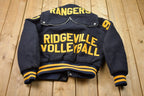 Vintage 1980s Ridgeville Volleyball Varsity Jacket