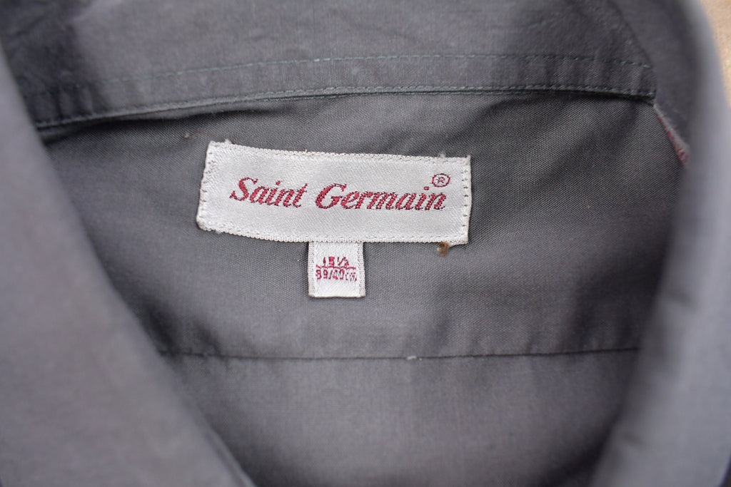 Vintage 1990s Saint Germain Button Up Dress Shirt