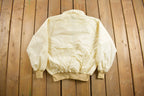 Vintage 1980s Shirley Erickson Half Zip Light Jacket