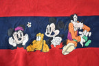 Vintage 1990s Mickey Mouse Fleece Distressed Disney Crewneck