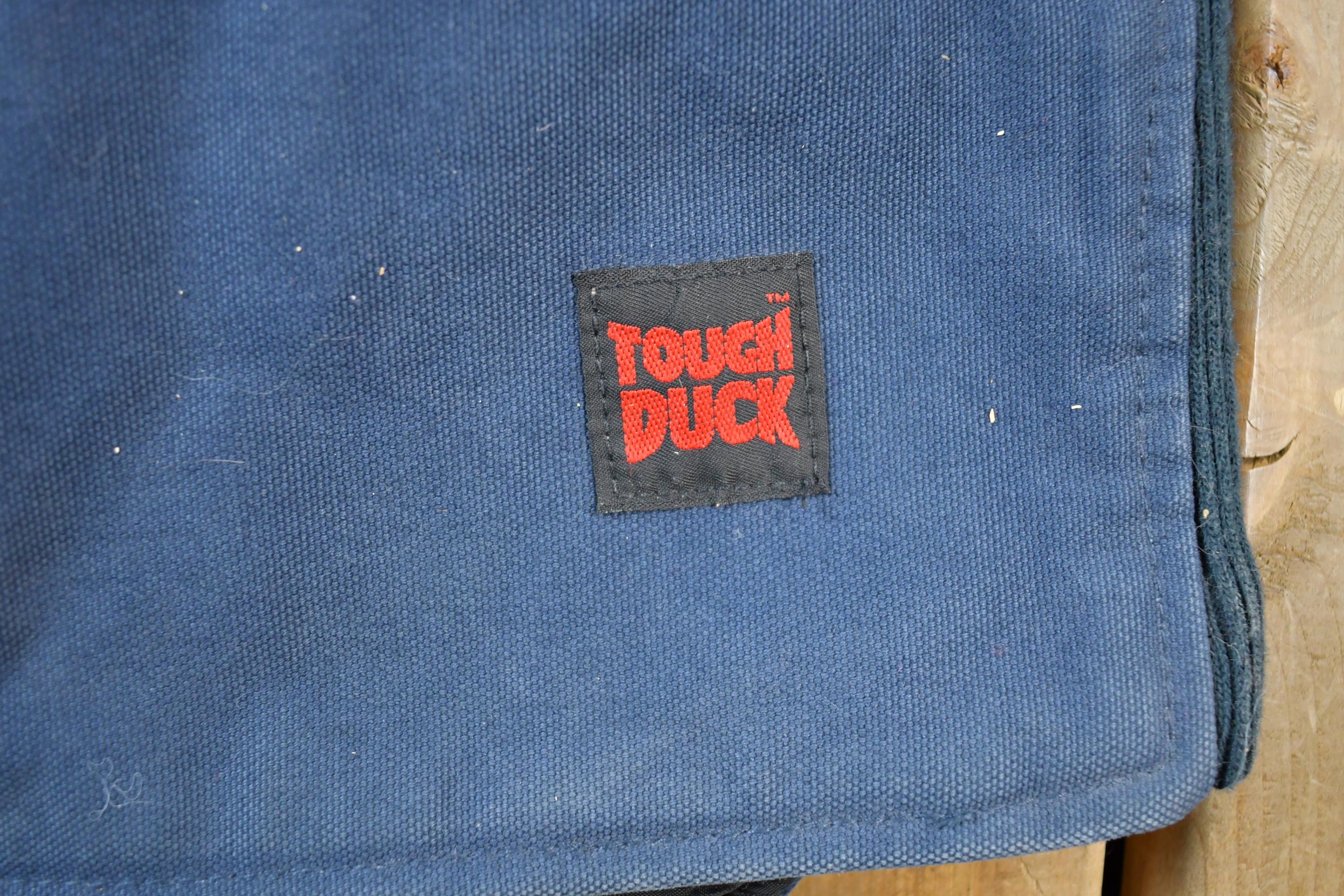 Vintage 1990s Tough Duck Distressed Work Vest Jacket Made In Canada