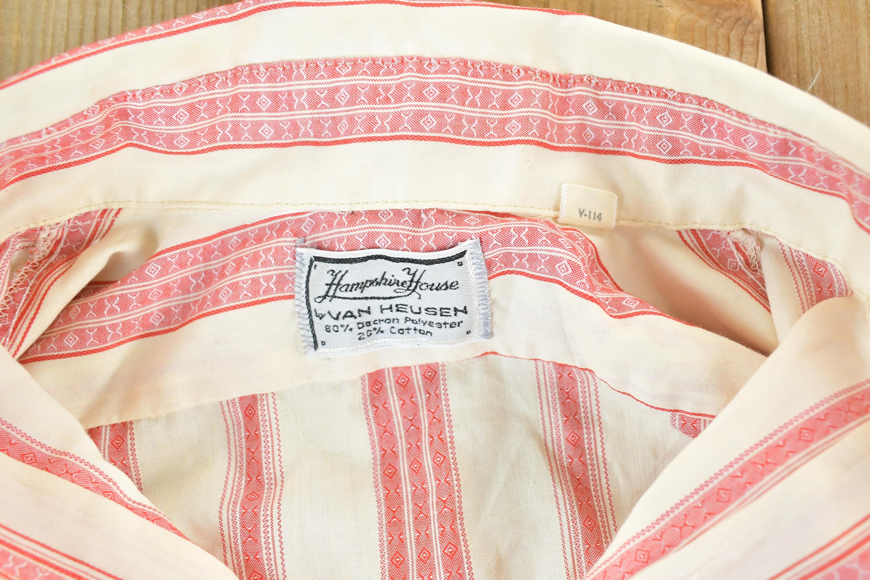 Vintage 1980s Hampshire House By Van Heusen Button Up Shirt