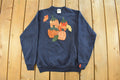 Vintage Pumpkin Autumn Crewneck Sweatshirt Men's Medium