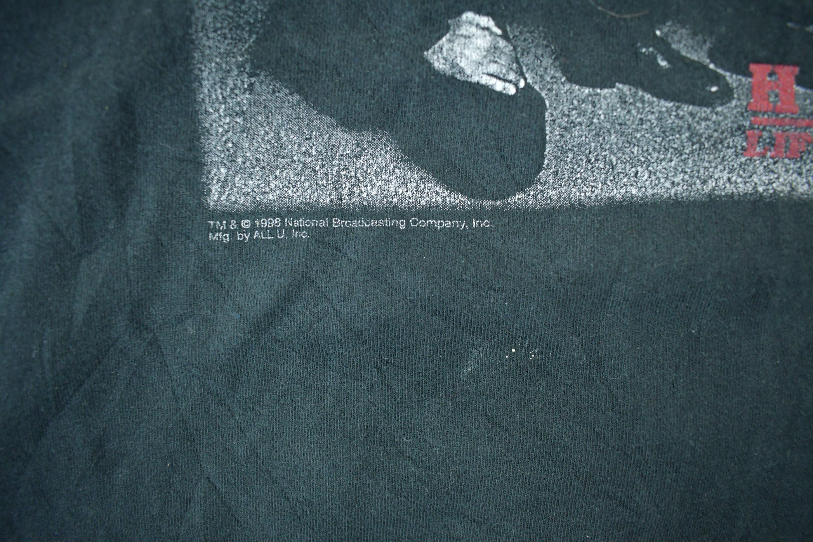 Vintage 1998 Homicide Life of the Street TV Promo T-Shirt Men's 2XL