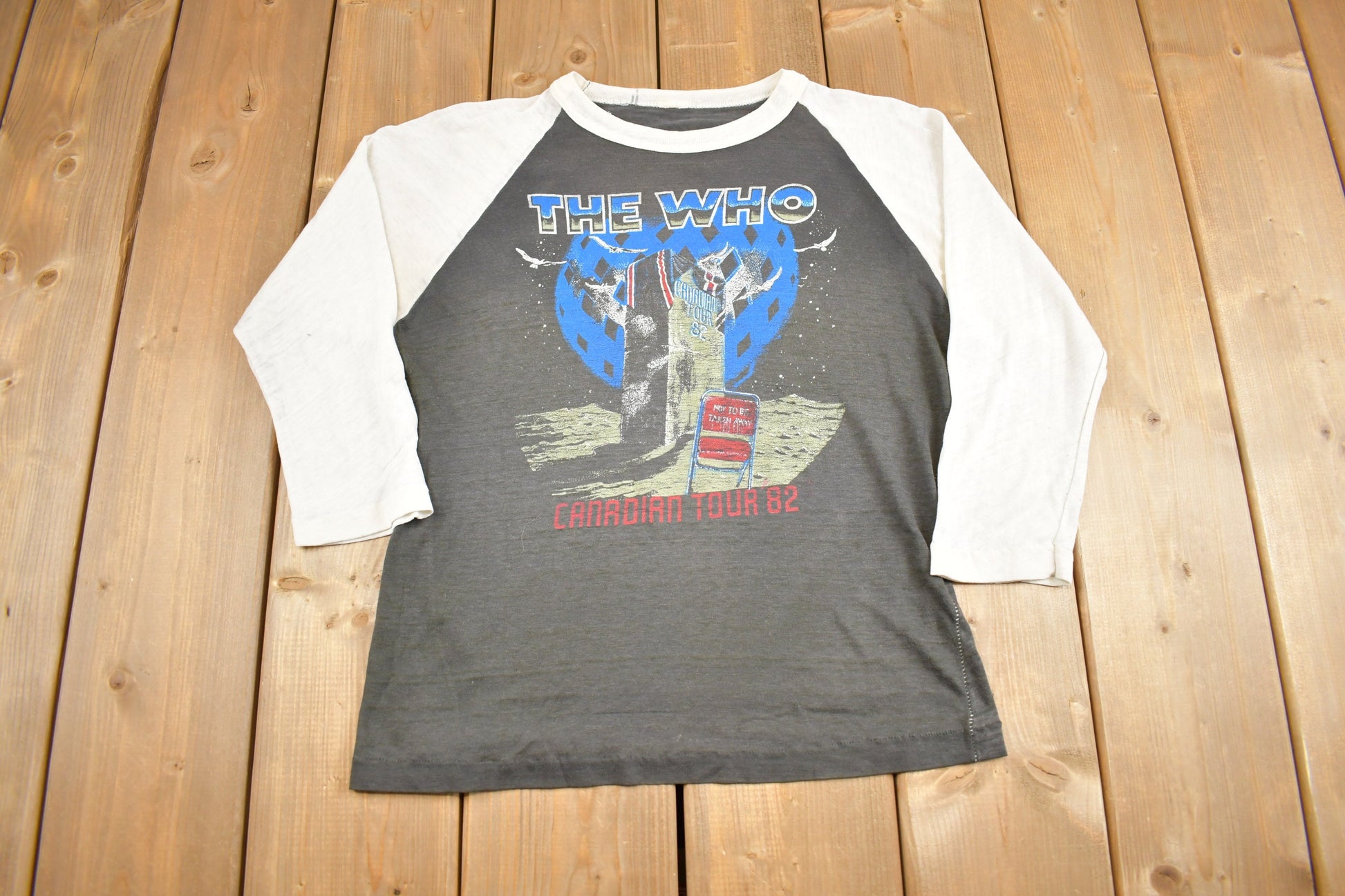 Vintage 1982 The Who Canadian Tour Band T-shirt / Band Tee / Single Stitch / Made in USA / Music Promo / Premium Vintage