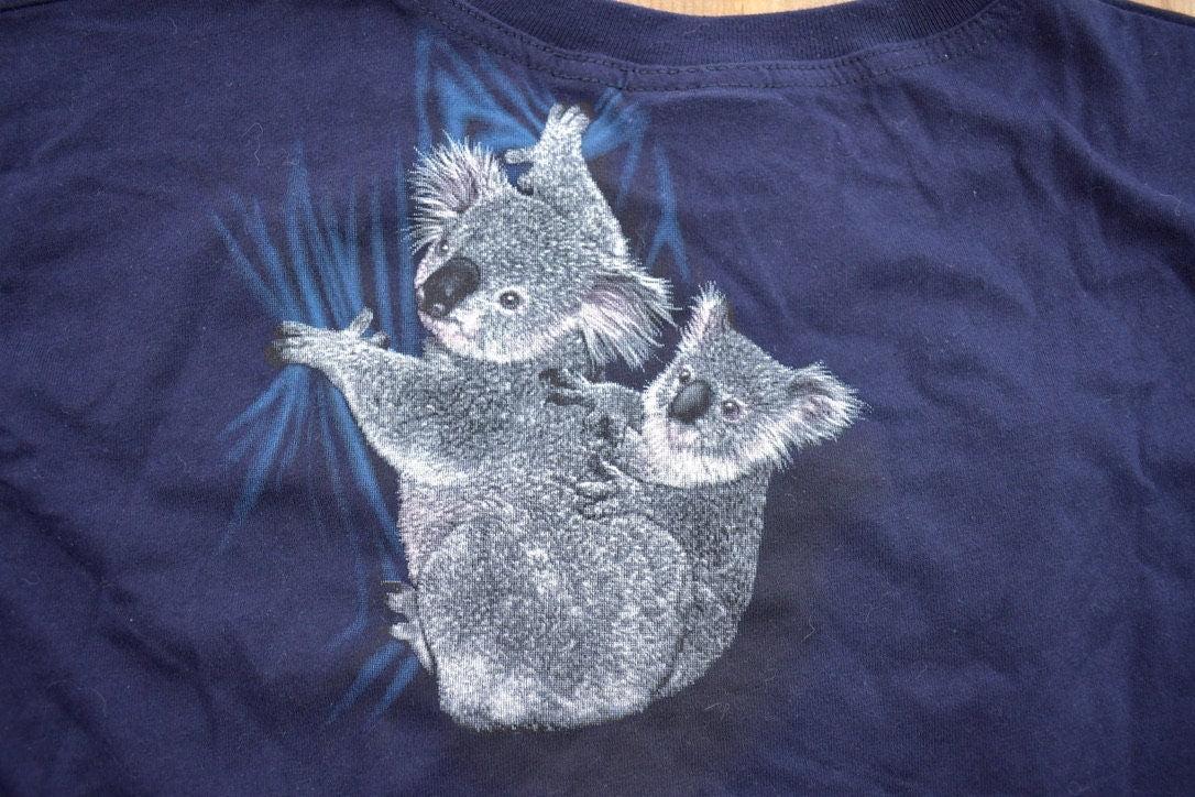 Vintage 1990s Australia Zoo koala Bear Themed Souvenir T Shirt