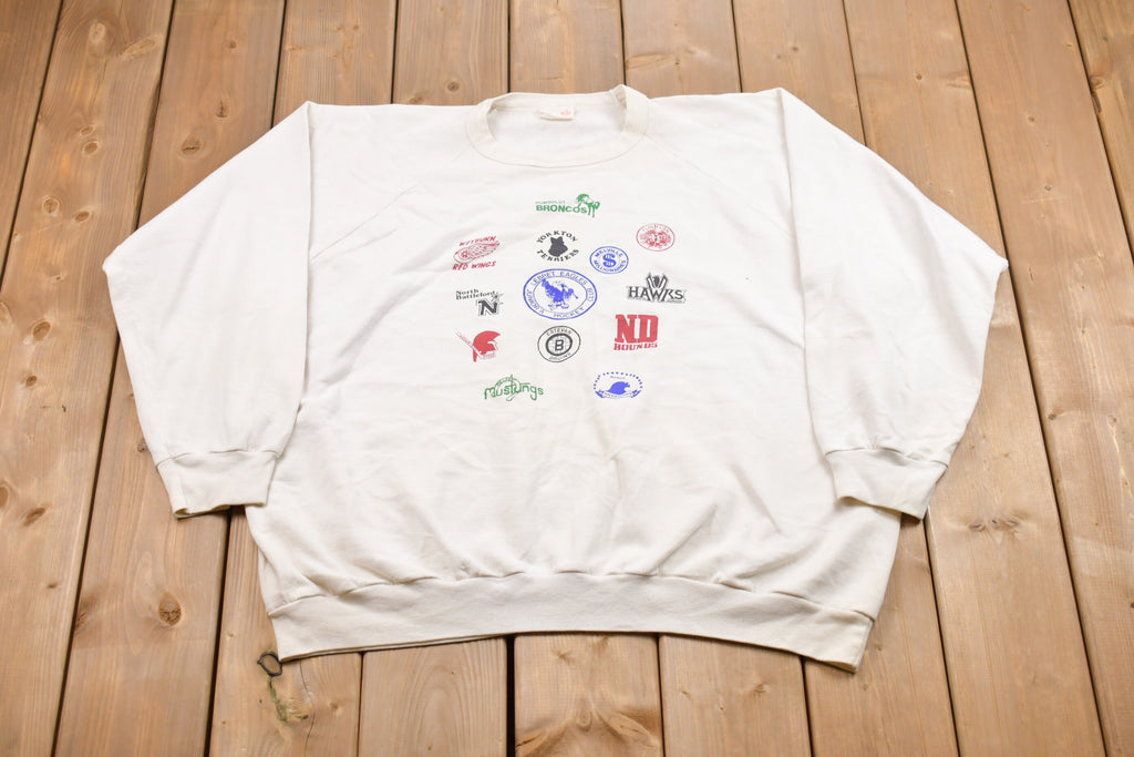 Vintage 1980s Penmans Junior Hockey Club Crewneck Sweatshirt