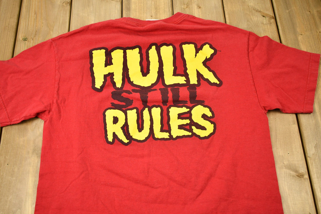 Vintage 2001 Hulkamania Hulk Hogan Graphic Wrestling T-shirt