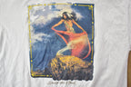 Vintage 1990s Smoke And Nature Wind Theme Graphic T-Shirt