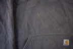 Vintage 1990s Distressed Carhartt Quarter Zip Up Hoodie