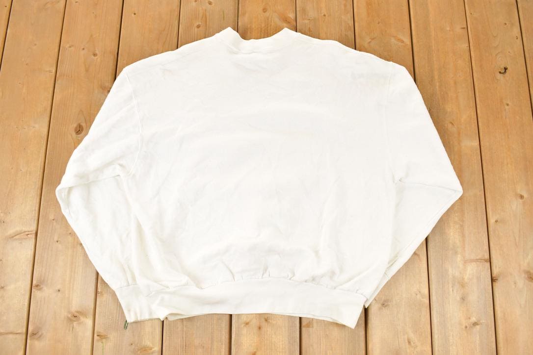 Vintage 1990s Festival Of Northern LIghts Owen Sound Christmas Crewneck Sweatshirt Men's L