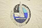 Vintage 1986 Philips Yacht Sailing Graphic T-Shirt