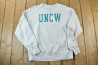 Vintage 1990s UNC Wilmington Seahawks Champion Reverse Weave Crewneck Sweatshirt