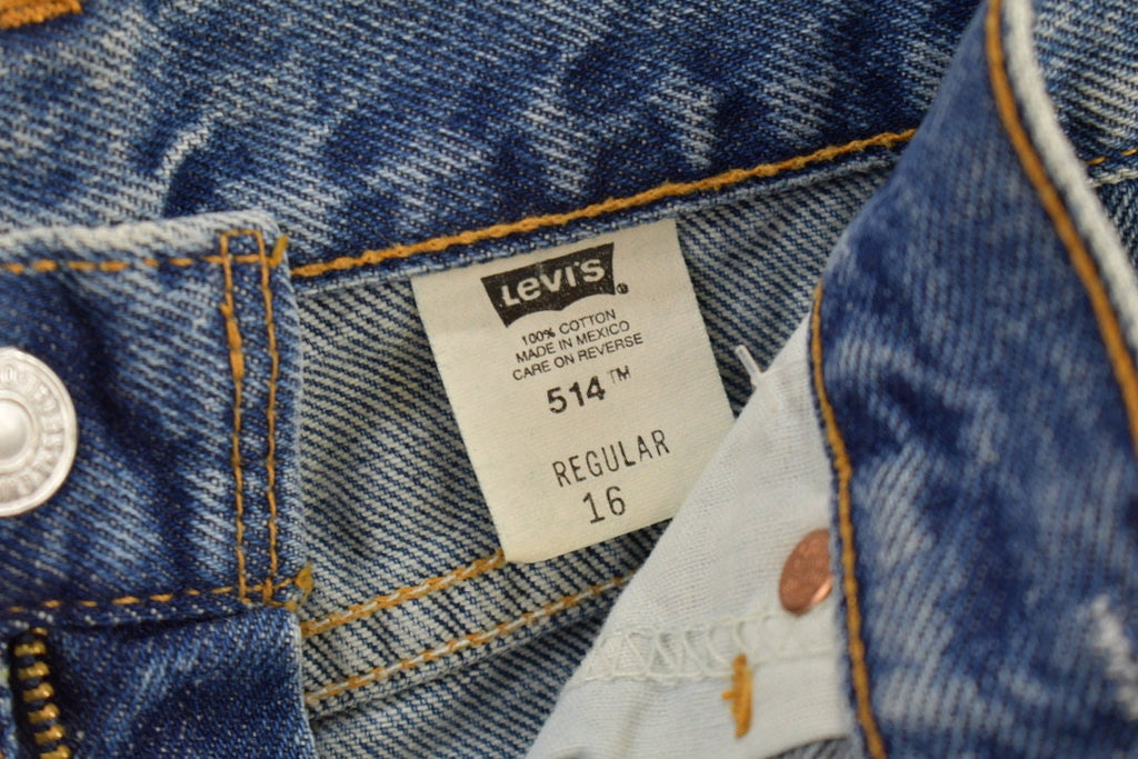 Vintage 1990s Levi's 514 Red Tab Denim Jeans Size 28 x 29.5