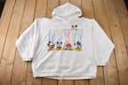 Vintage 1990s Mickey & Co Mickey Mouse Graphic Disney Hoodie Size M Made In USA