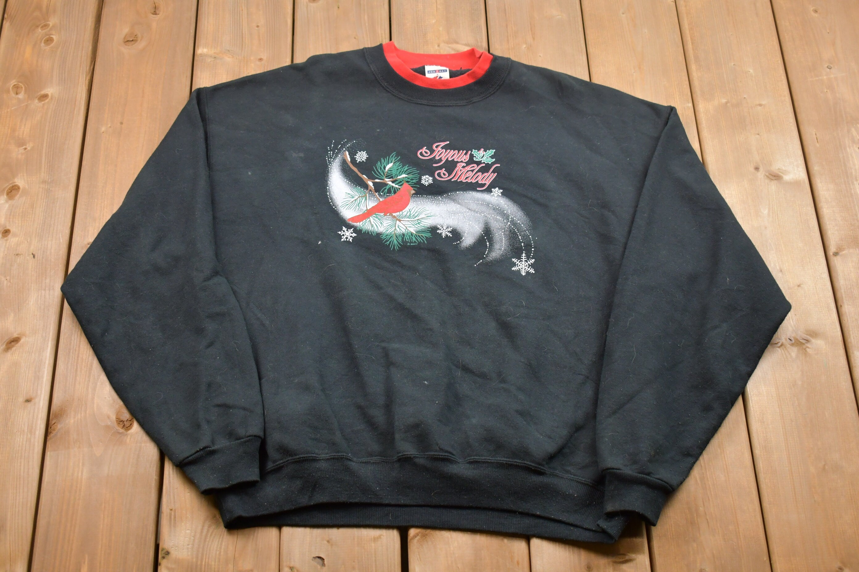 Vintage 1990's Joyous Melody Christmas Sweater
