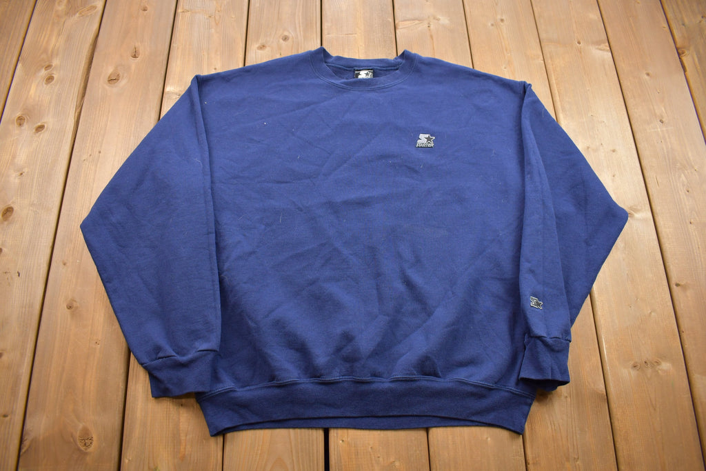 Vintage 1990s Starter Blank Crewneck Sweatshirt