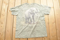 Vintage 1990s African Lion Safari Elephant Theme Graphic T-Shirt
