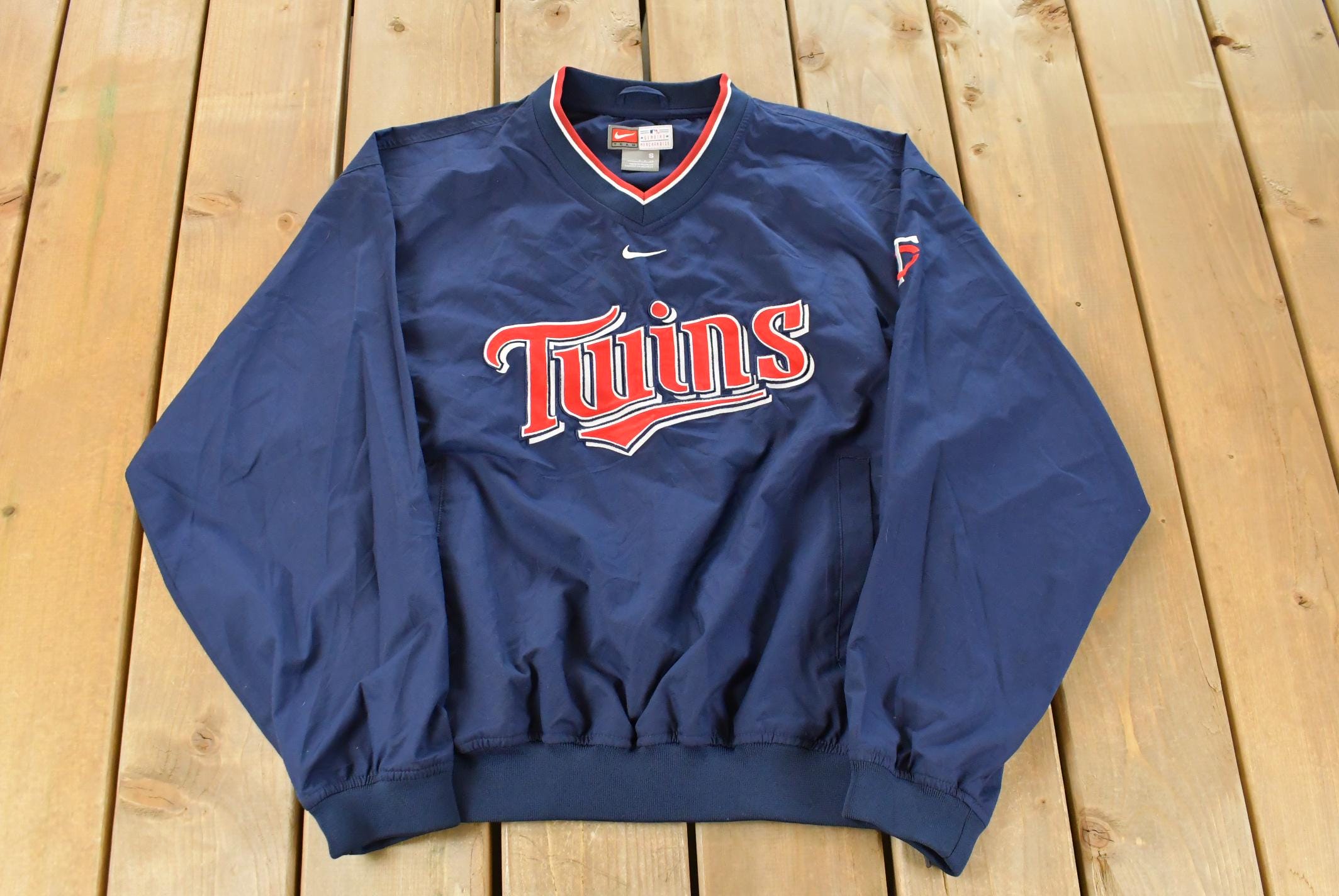 Vintage 2000s Minnesota Twins Nike MLB Pullover Windbreaker Jacket Men's Small
