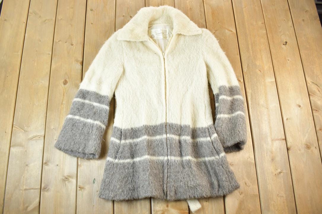 Vintage 1970s Icewool Knit Jacket Women's S