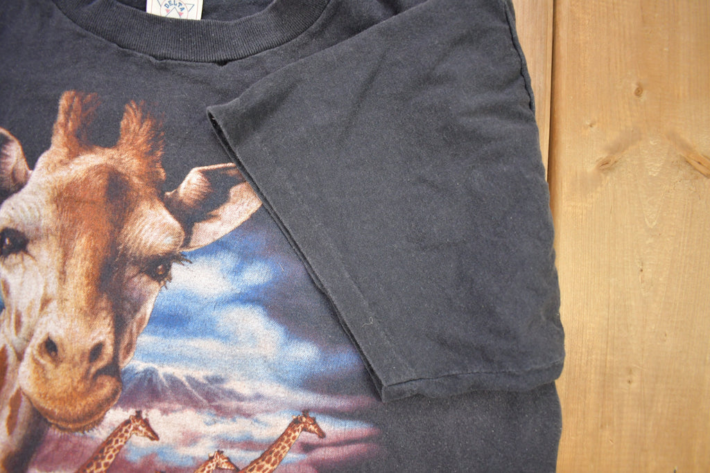 Vintage 1992 Giraffe Theme Graphic T-Shirt