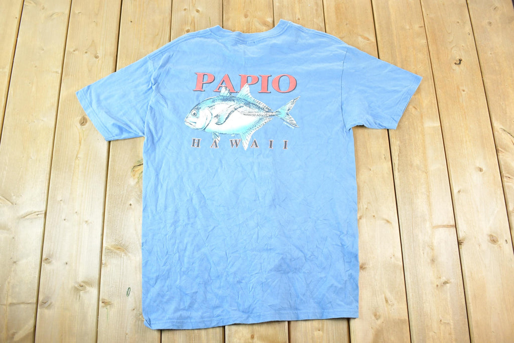 Vintage 1990s Hawaii Papio Souvenir T-Shirt Men's L