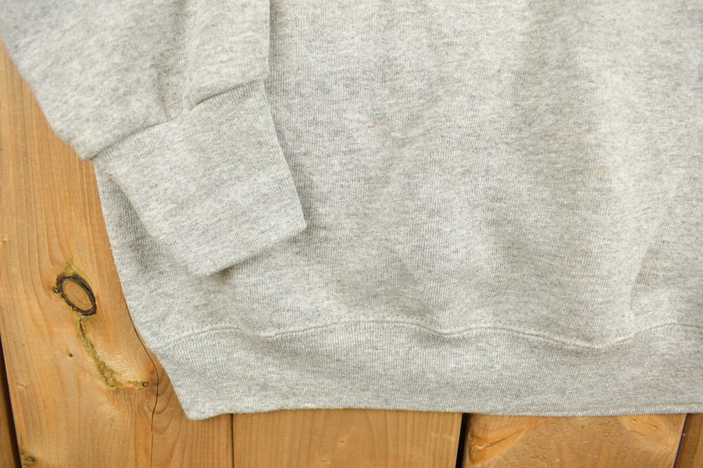 Vintage 1990s Country Cooking Theme Grey Crewneck Sweatshirt