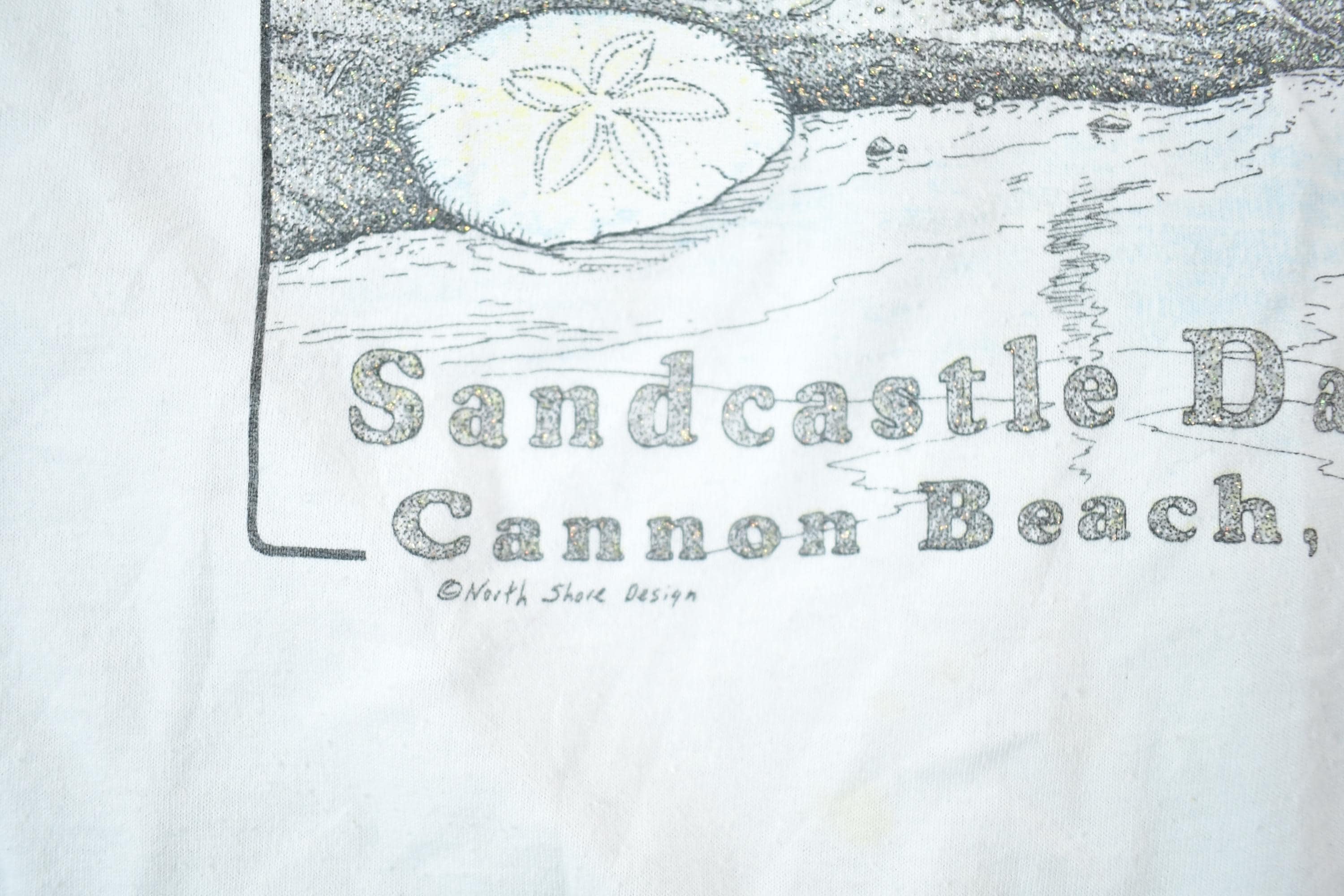 Vintage 1993 Sandcastle Day Cannon Beach Oregon Souvenir T-Shirt Mens XL