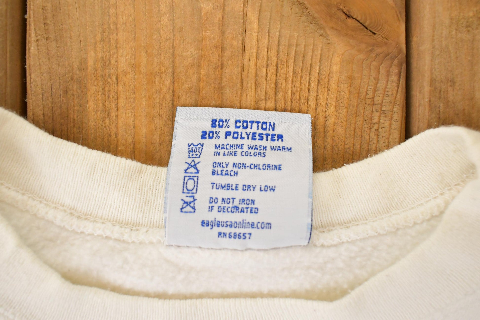 Vintage 1990s Eagle USA Valley Cheerleader Graphic Print Crewneck Sweatshirt Mens L / Made In USA / 90's Collegiate Destination Sweater