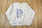 Vintage 1990s Nolan Ryan Texas Rangers MLB Crewneck Sweatshirt / Made In USA / Baseball / Sportswear / Americana