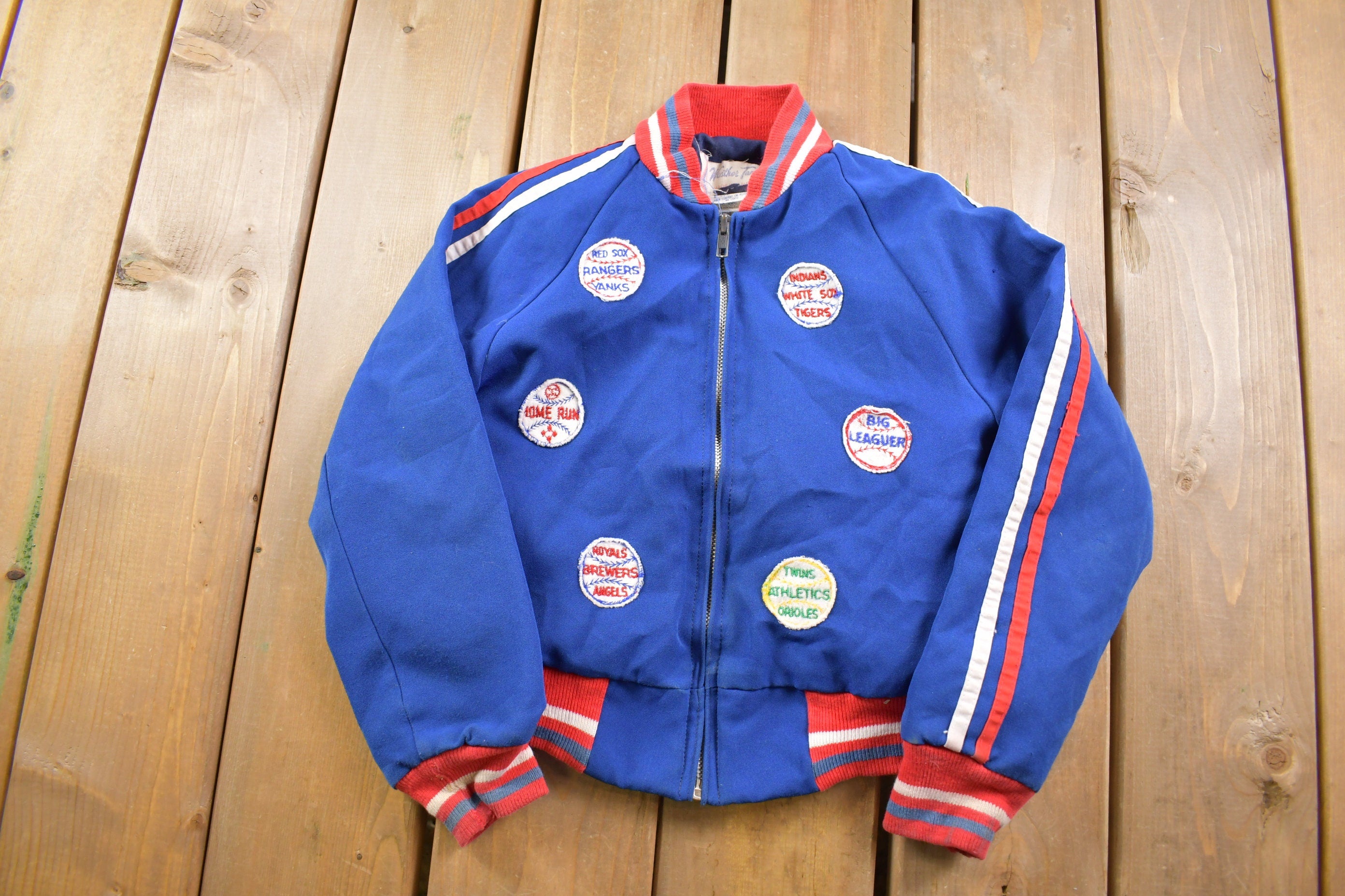Vintage 1980s Weather Tamer MLB Team Youth Jacket