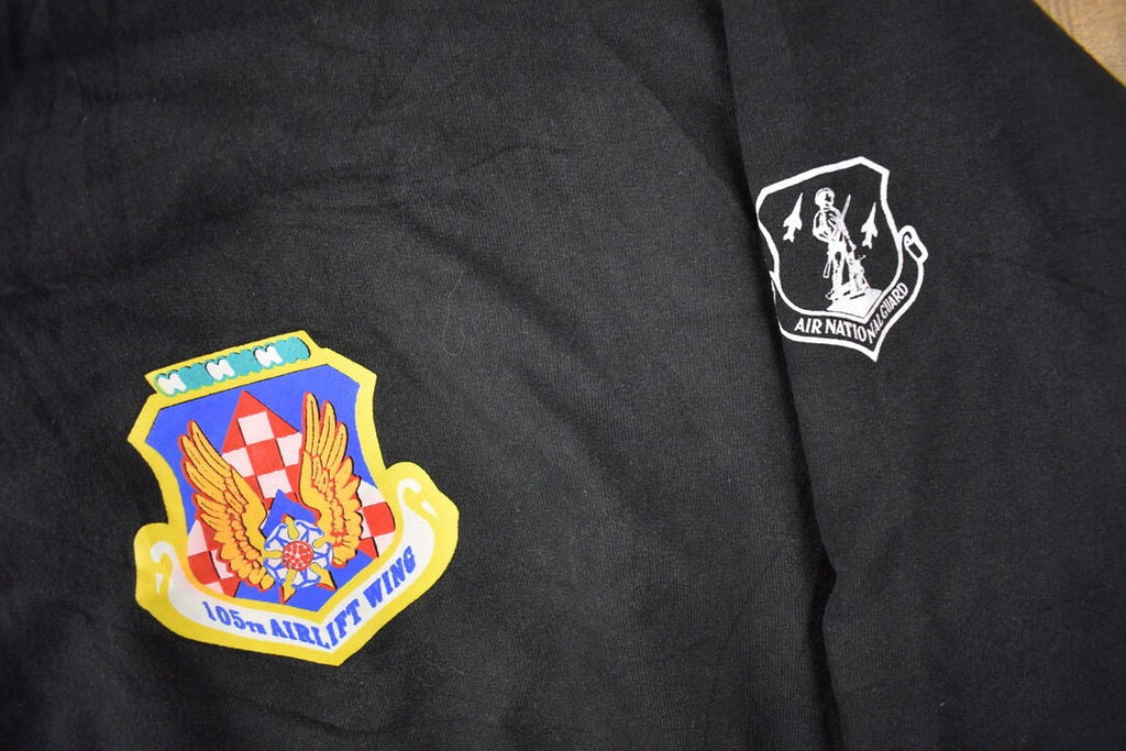 Vintage 1990s C-5A Galaxy Air National Guard Graphic Crewneck Sweatshirt Size XL
