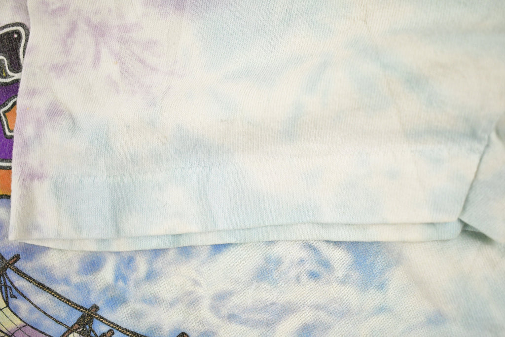 Vintage 1993 Grateful Dead Ship Of Fools All Over Print Pirate T-shirt