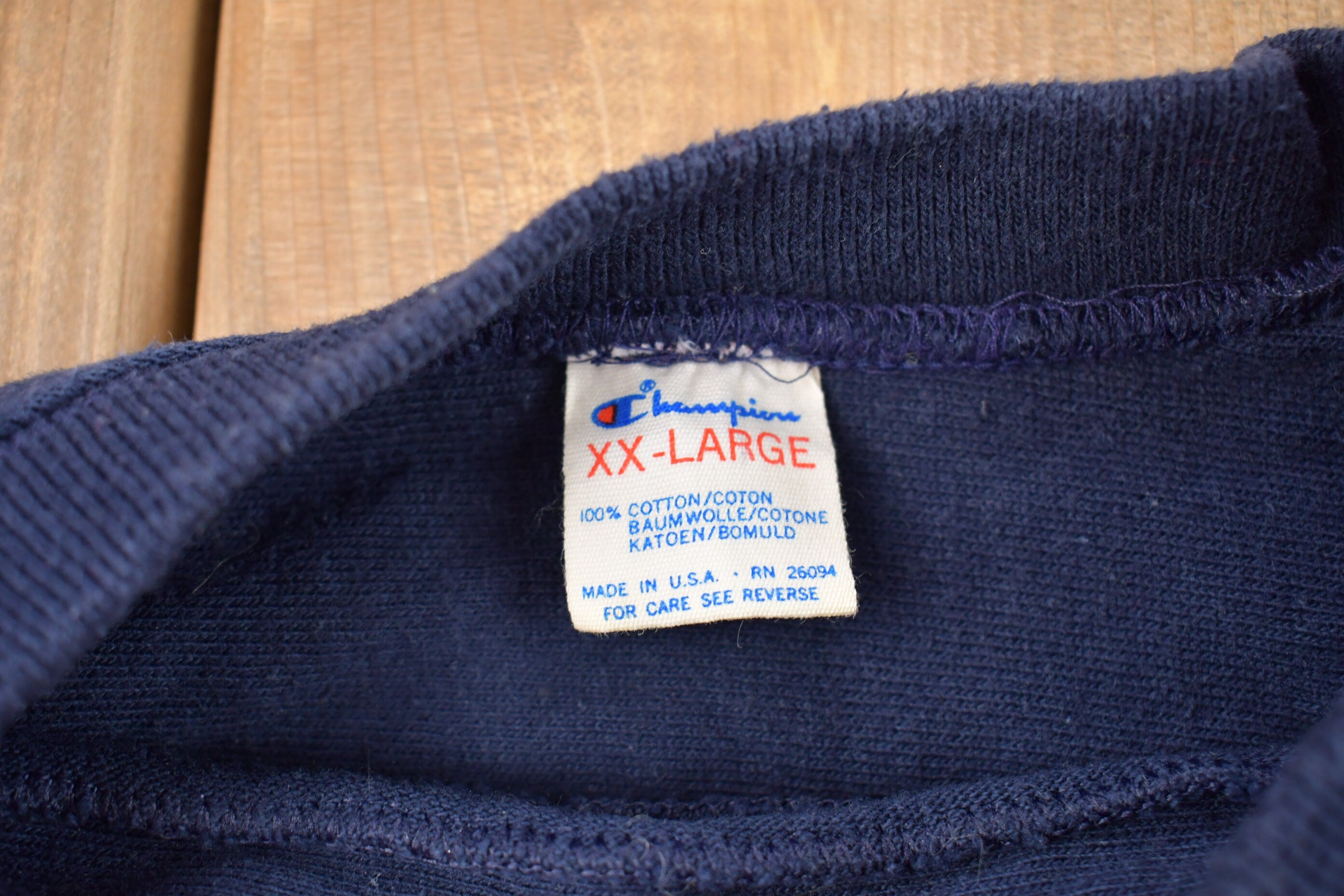 Vintage 1980s Champion University Of Michigan Long-sleeve Shirt