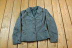 Vintage 1980s Country Life Wool Blazer Jacket