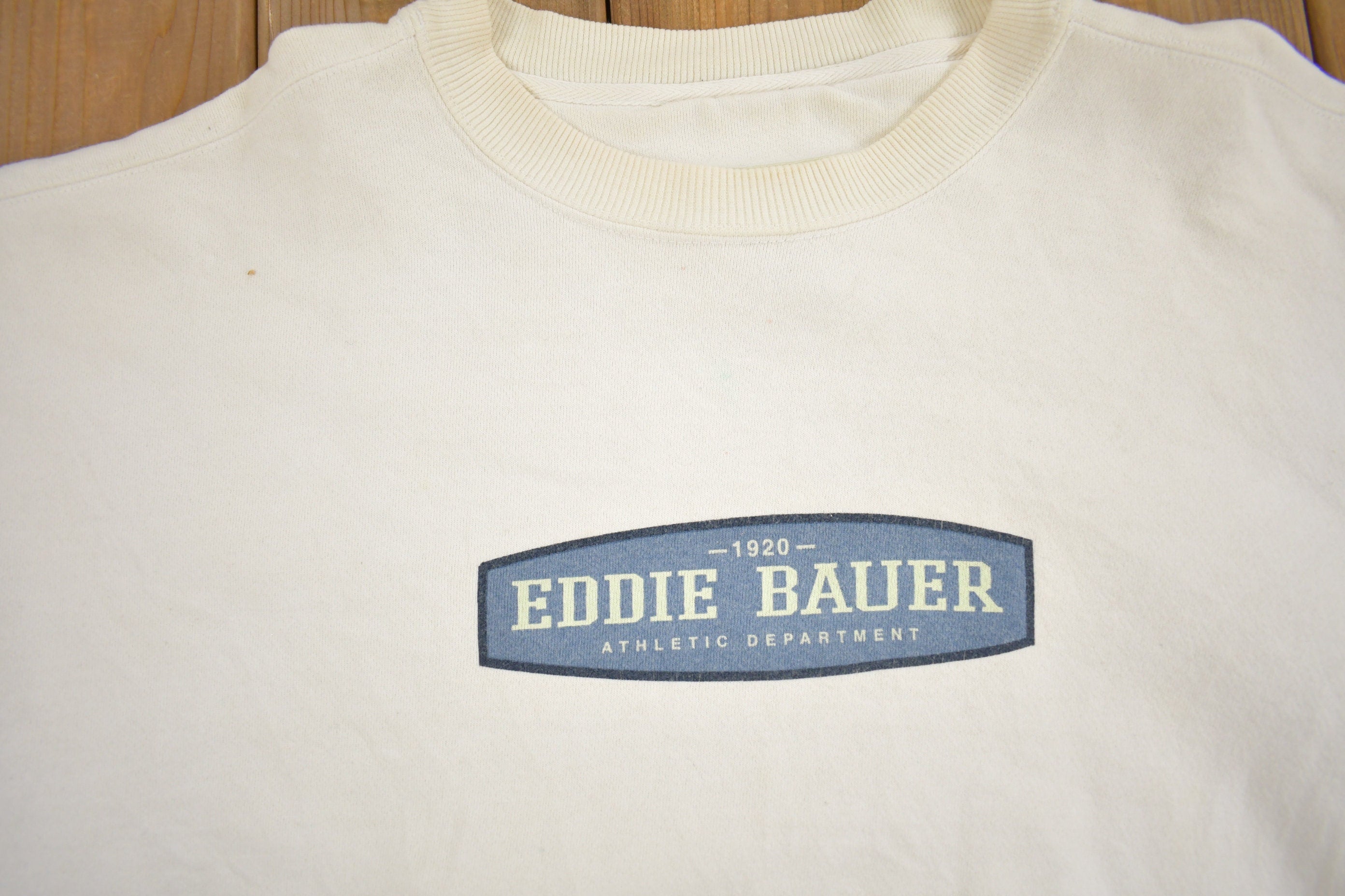 Vintage 1990s Eddie Bauer Spellout Crewneck Sweatshirt