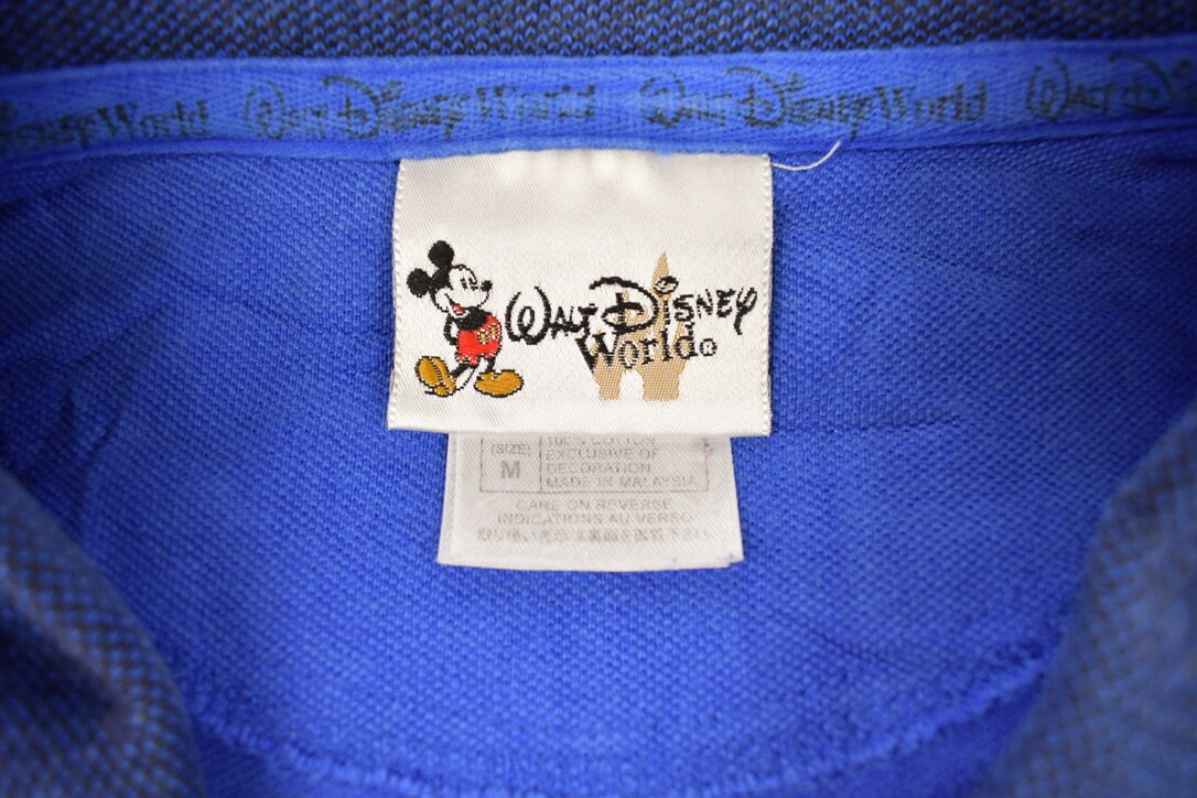 Vintage 1990s Fantasia Walt Disney World Mickey Mouse Collared Shirt