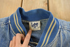 Vintage 1990s Pittsburgh Steelers Denim Varsity Jacket Men's XL