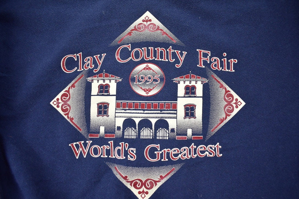 Vintage 1990s Clay County Fair Crewneck Sweatshirt