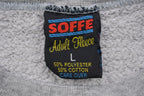 Vintage 1990s Soffe Blank Grey Crewneck Sweatshirt