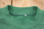 Vintage 1990s Wisconsin Plaid Embroidered Crewneck Sweatshirt