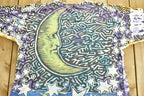 Vintage 1992 Liquid Blue Sun & Moon T Shirt