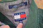 Vintage 1990s Tommy Hilfiger Blank Button Up Shirt  1990s Button Up  Vintage Flannel  Basic Button Up  Vintage Tommy Hilfiger