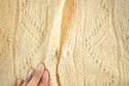 Vintage 1970s Mohair Wool Knit Cardigan Sweater Women's Small