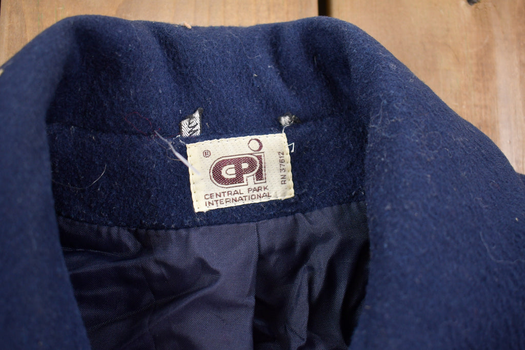 Vintage 1980s Central Park International Wool Double Breasted Jacket