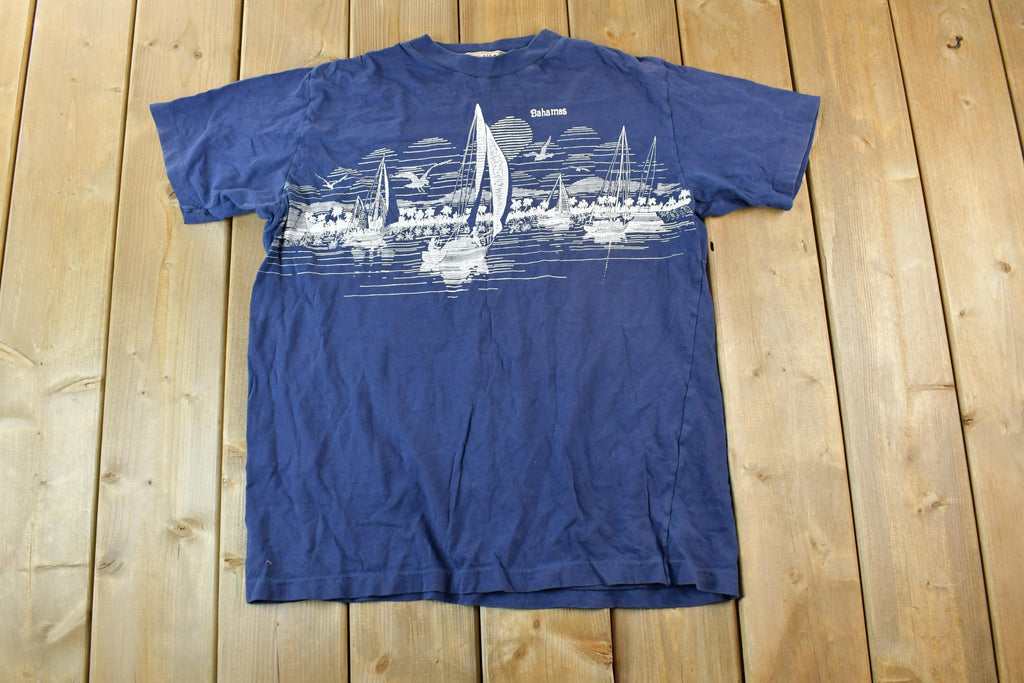 Vintage 1990s Bahamas Yacht Club FAB Souvenir T-Shirt