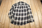 Vintage 1990s Orvis Shadow Plaid Button Up Shirt