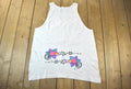 Vintage 1990s Avia Flower Graphic Tank top /